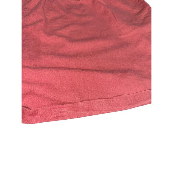 Old Navy Plus Size Shorts Pull on Elastic tie waist Salmon Color XXL Linen Rayon - Picture 8 of 9